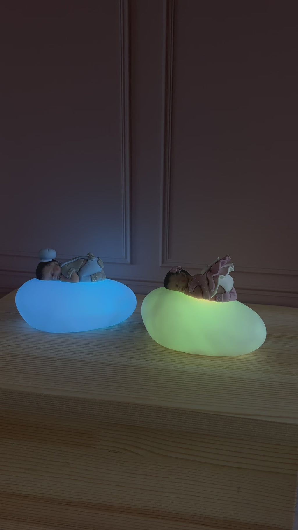 Veilleuse bébé personnalisable