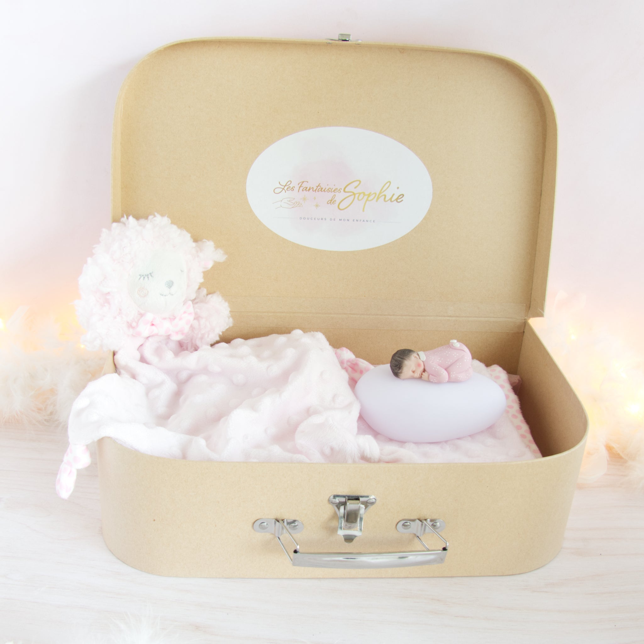 valise doudou couverture veilleuse