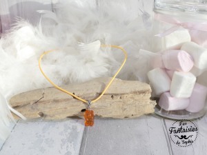 collier ours orange