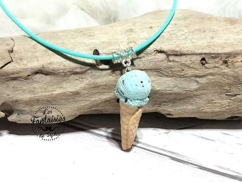 collier glace menthe