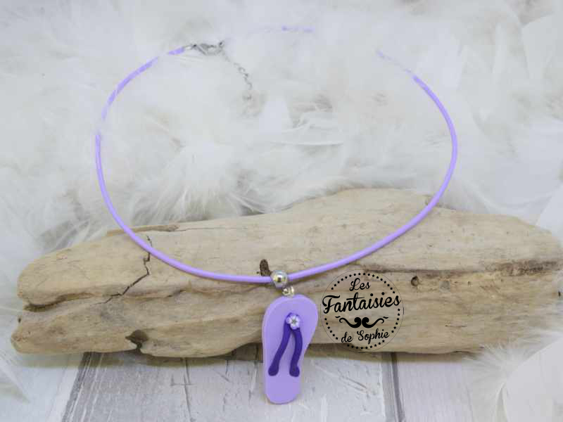 collier tong violet