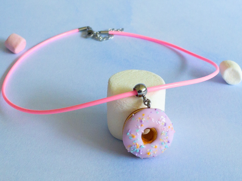 collier donuts rose