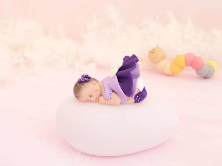 veilleuse bébé fille violet