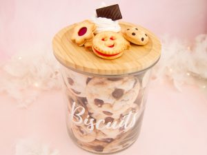 bocal à biscuits-chantilly-cookie-bn-biscuit-fleur-fraise